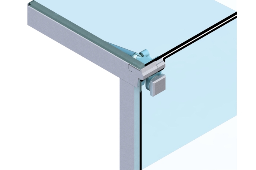Flat linear glasses professional lift up opening - NEM 087 - 5