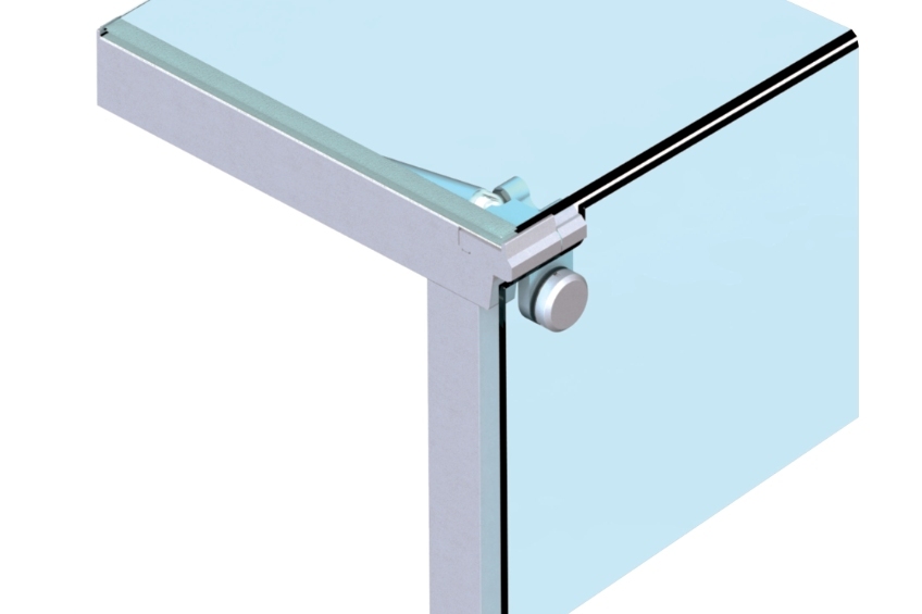 Flat linear glasses professional lift up opening - NEM 087 - 6
