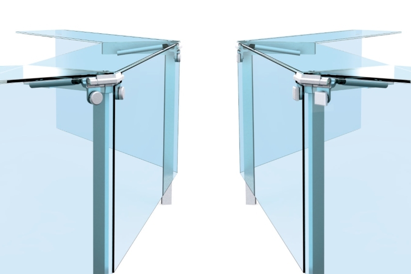 Flat linear glasses professional lift up opening - NEM 087 - 7