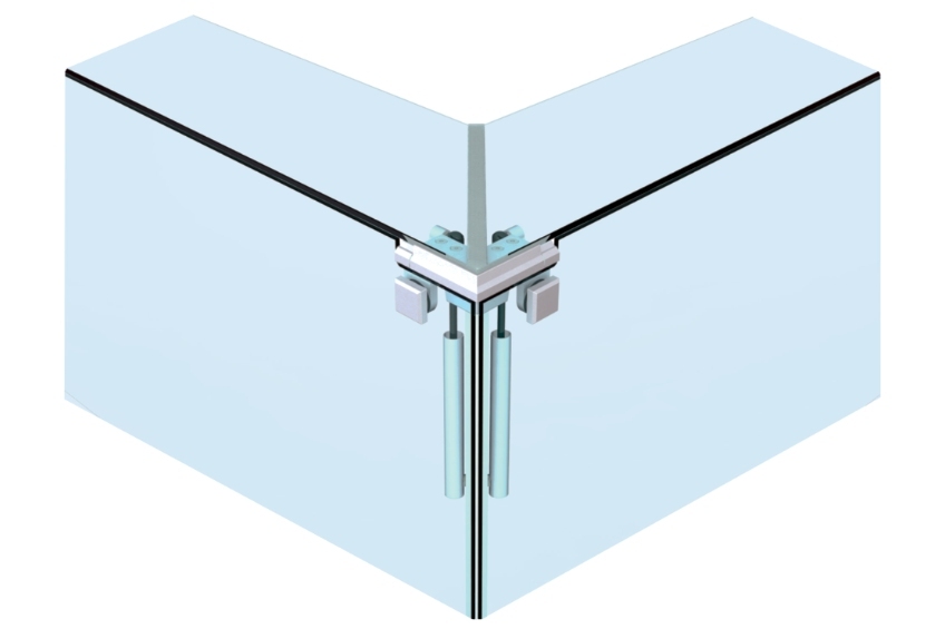 Flat linear glasses professional lift up opening - NEM 087 - 8