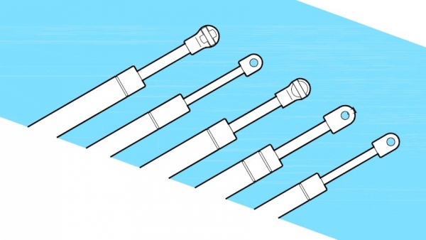 Gas springs and accessories