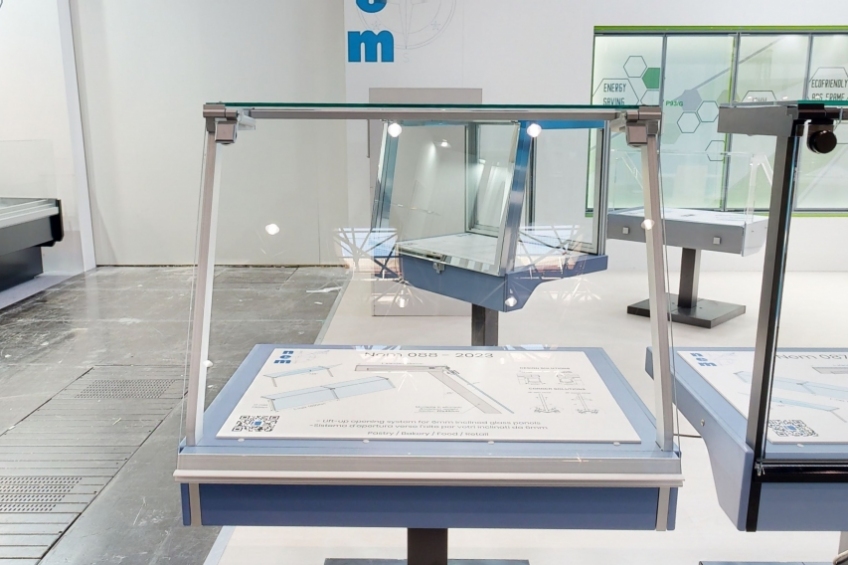 Apertura profesional elevable de cristal plano lineal 25° - NEM 088 - 2