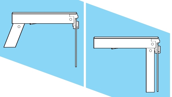 Professional stainless-steel lift-up opening system for linear flat glass panels - NEM 089