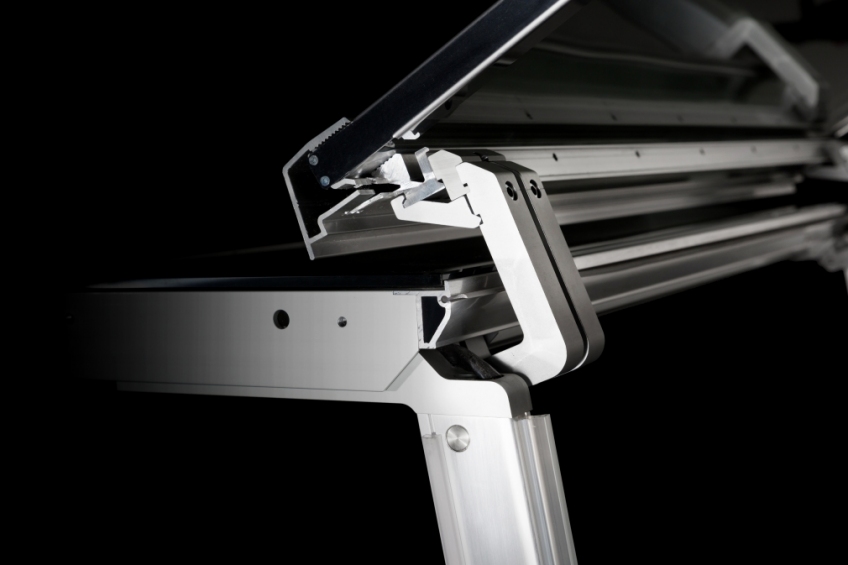 Professional lift-up opening for flat linear glasses - NEM 069 - 1